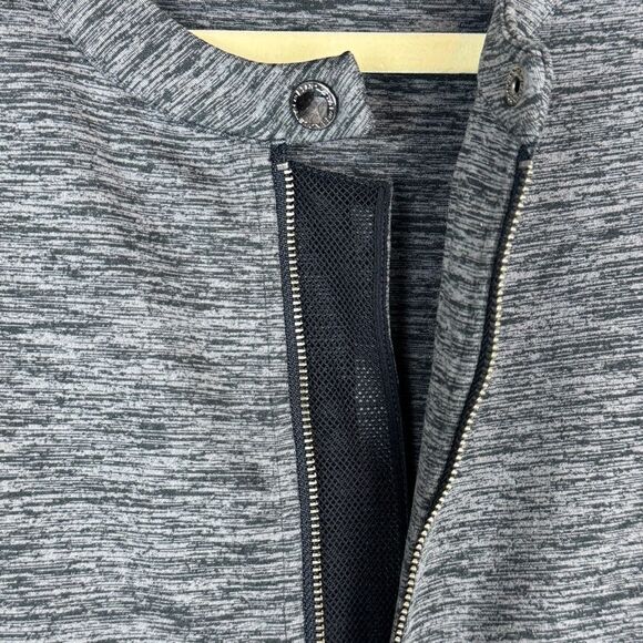 H by Halston Grey Full Zip Athletic Jacket 2 - Picture 2 of 8
